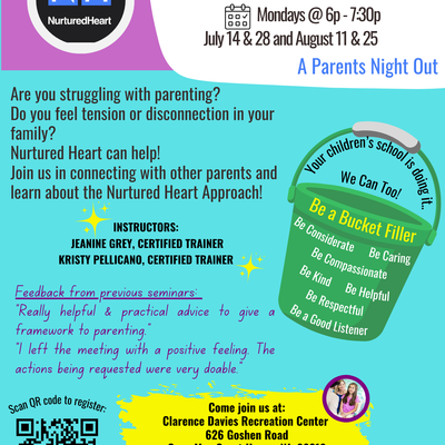 4 week parenting seminar