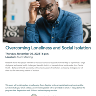 Overcoming Loneliness and Social Isolation
